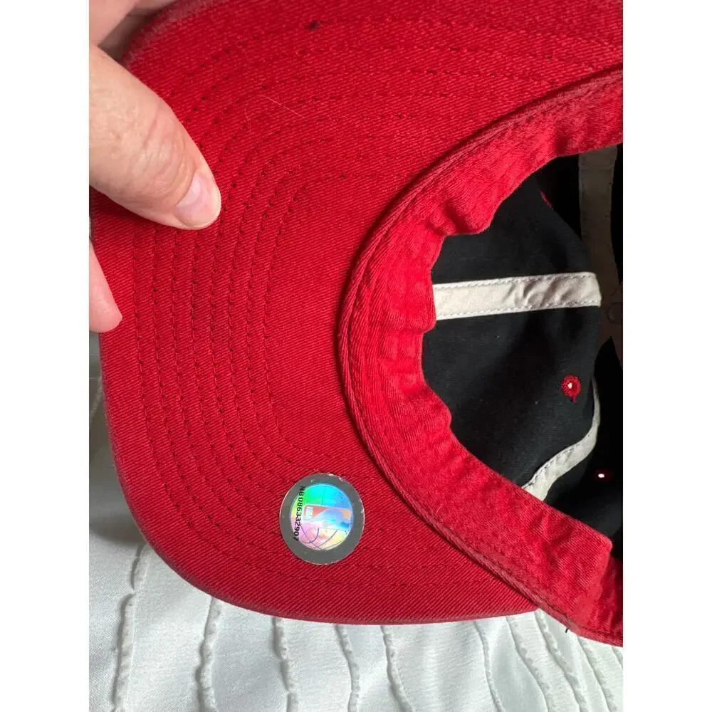 Adidas x NBA Portland Trail Blazers Flexfit Hat Black/Red One Size